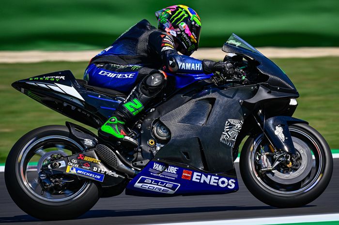 Fabio Quartararo cobain prototipe Yamaha YZR-M1 2023
