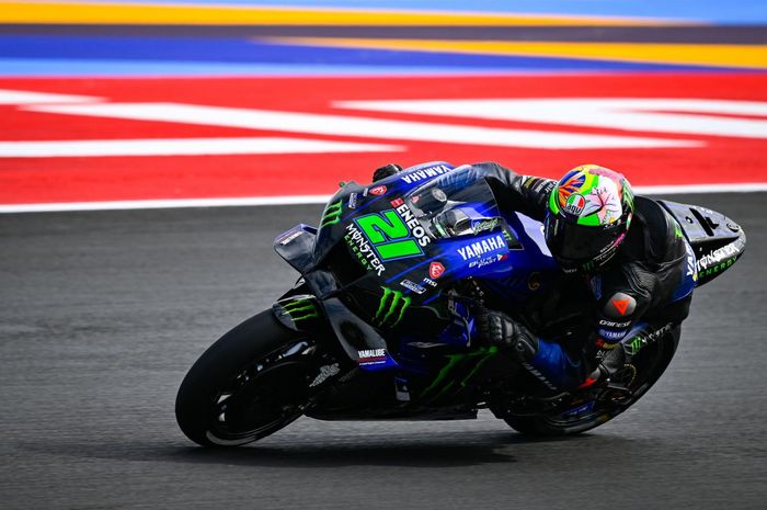 Pembalap MotoGP dari tim Monster Energy Yamaha, Franco Morbidelli.