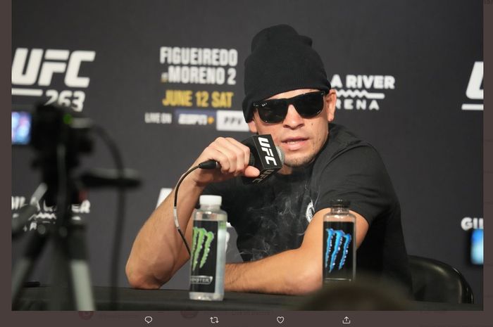 Nate Diaz mengungkapkan kejadian yang terjadi sebenarnya di belakang panggung konferensi pers UFC 279.