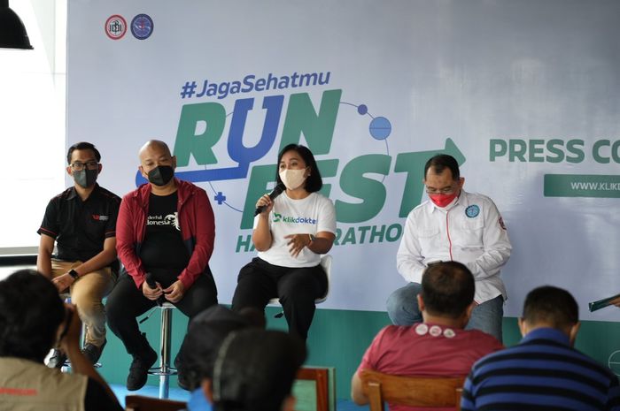 Sesi jumpa pers Klikdokter Run Fest