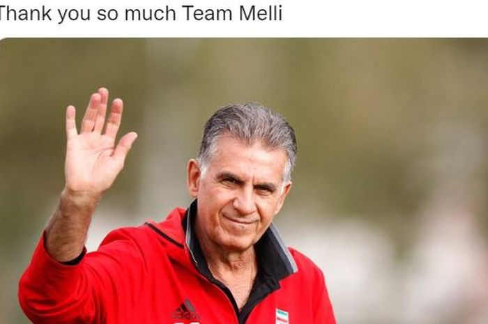 Pelatih timnas Qatar, Carlos Queiroz.