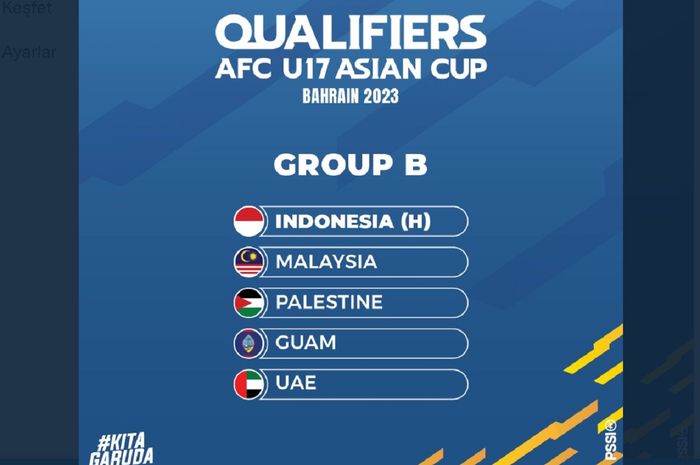 Timnas U-17 Indonesia menjadi tuan rumah Grup B Kualifikasi Piala Asia U-27 2023 di Stadion Pakansari, Bogor.