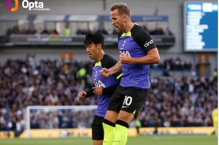 Pemain Tottenham Hotspur, Son Heung-min dan Harry Kane (10).