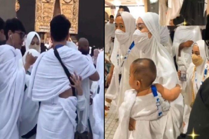  Lesti Kejora saat umroh.