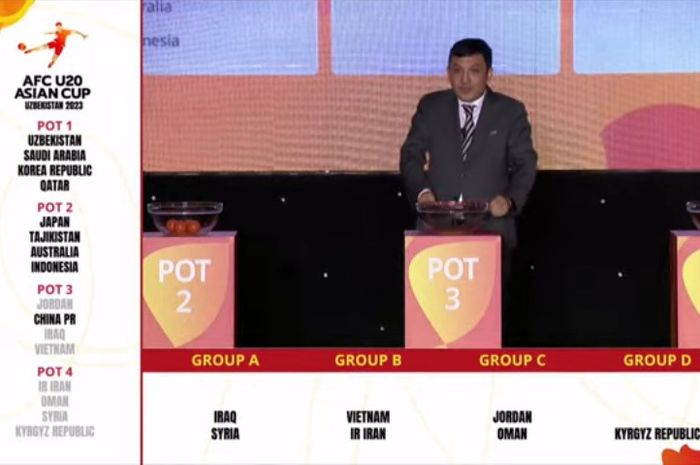 Drawing Piala Asia U-20 2023.