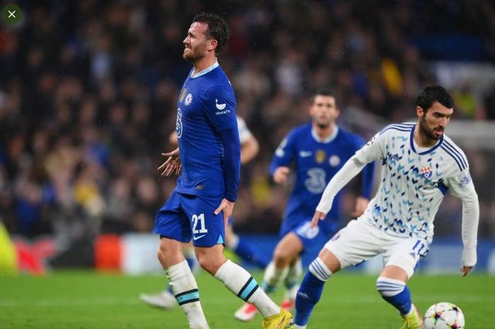 Bek sayap timnas Inggris, Ben Chilwell, mengalami cedera saat memperkuat Chelsea menghadapi Dinamo Zegreb di Liga Champions