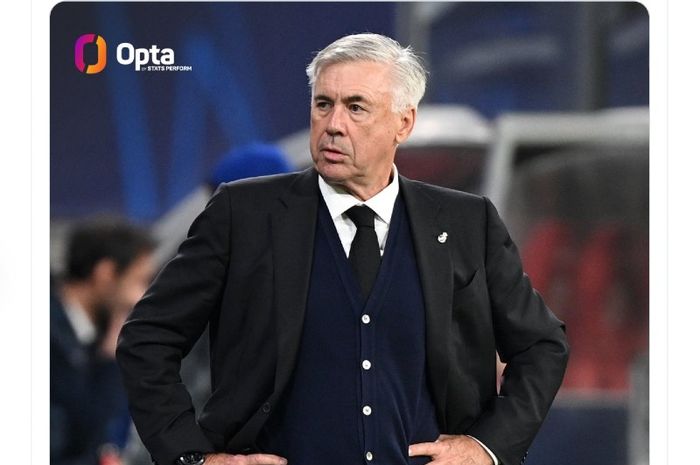 Pelatih Real Madrid, Carlo Ancelotti.