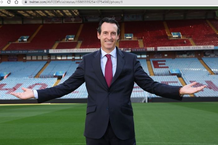 Pelatih anyar Aston Villa, Unai Emery.