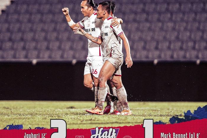 Pertandingan Persis Solo vs Tanjong Pagar berakhir dengan skor 2-1 di babak pertama.