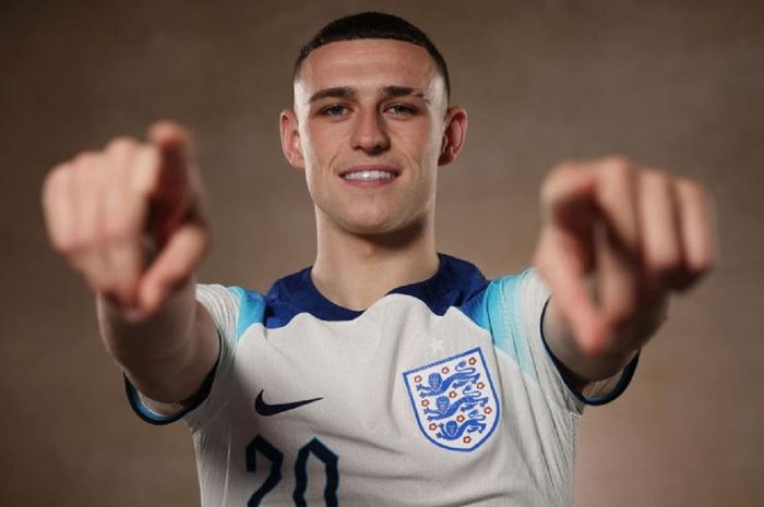 Gelandang muda timnas Inggris, Phil Foden.