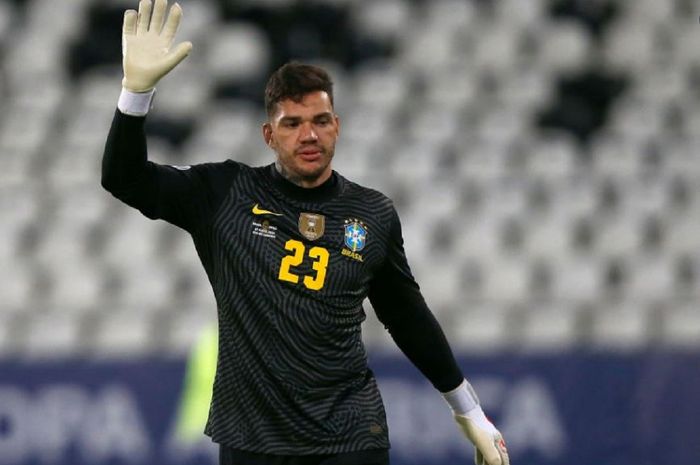 Kiper timnas Brasil, Ederson Moraes.