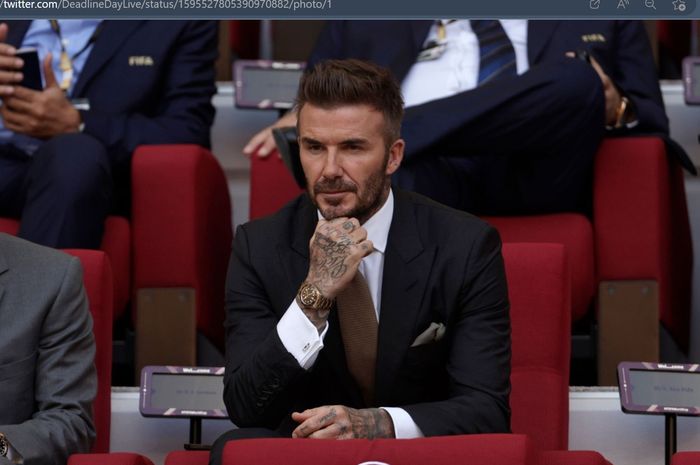 Mantan gelandang Manchester United, David Beckham, yang kini menjadi pemilik Inter Miami.