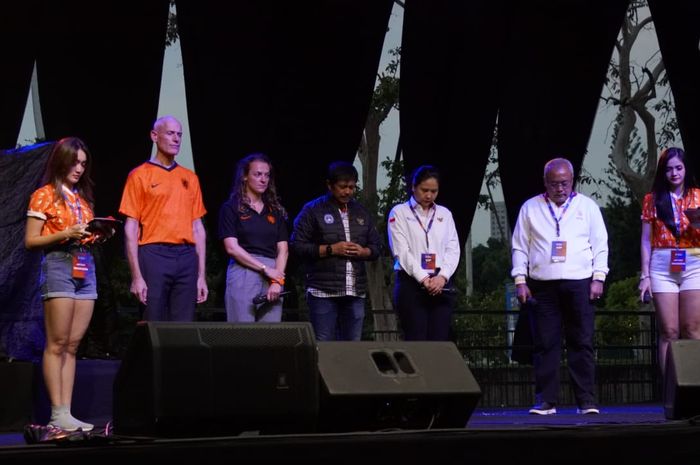 Pembukaan Oranje Festival Indonesia di Lapangan Panahan SUGBK, Senayan, Jakarta Pusat, Jumat (25/11/2022)