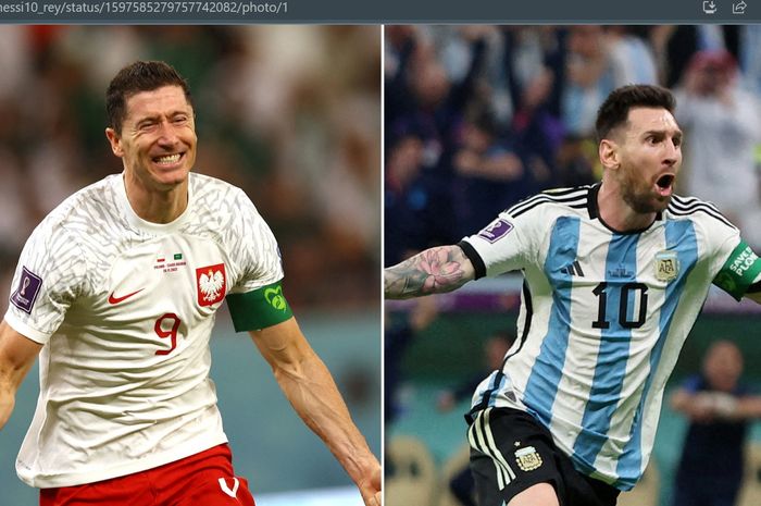 Duel antara Robert Lewandowski dan Lionel Messi bakal tersaji saat timnas Polandia dan timnas Argentina bentrok pada laga pamungkas Grup C Piala Dunia 2022.