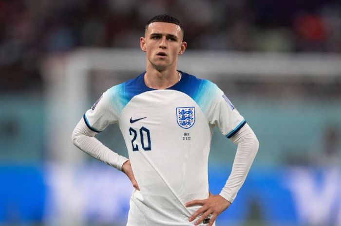 Penyerang timnas Inggris, Phil Foden.