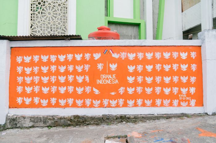 Mural Oranje Indonesia di Jayapura