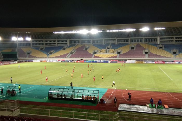 Pertandingan Bali United Vs Bhayangkara FC di pekan ke-13 Liga 1 2022/23 (8/12/2022).