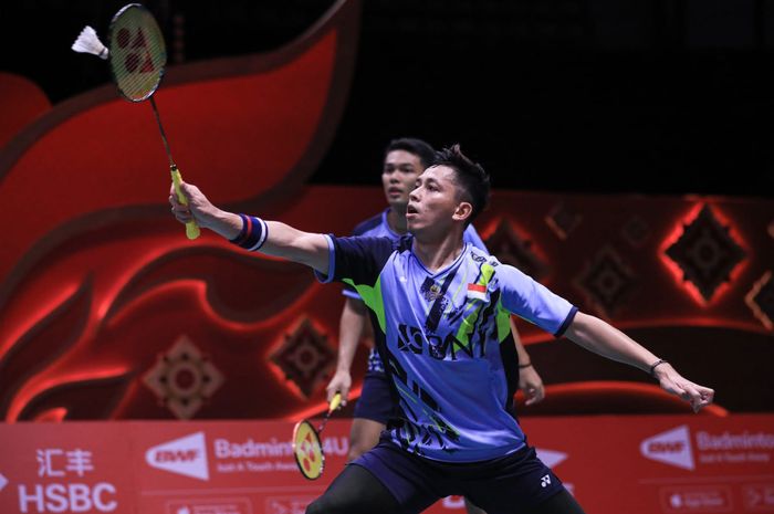 Pasangan ganda putra Indonesia, Fajar Alfian/Muhammad Rian Ardianto, sukses melaju ke babak 16 besar Malaysia Open 2023