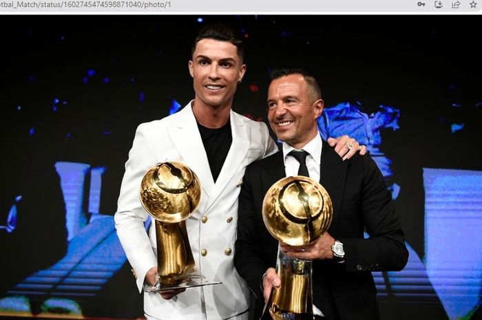 Cristiano Ronaldo dan sang agen, Jorge Mendes.