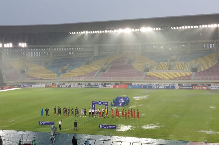 Arema FC vs Persikabo di Stadion Manahan, Solo, Rabu (14/12/2022).