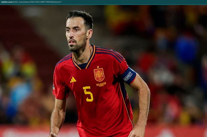 Gelandang bertahan Barcelona dan timnas Spanyol, Sergio Busquets, umumkan pensiun.