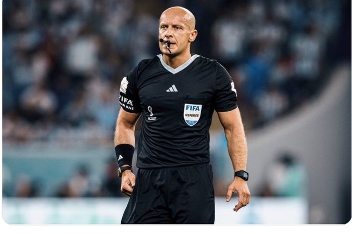 Wasit Szymon Marciniak akan memimpin laga final Piala Dunia 2022 antara timnas Argentina melawan timnas Prancis, Minggu (18/12/2022) di Lusail Iconic Stadium.