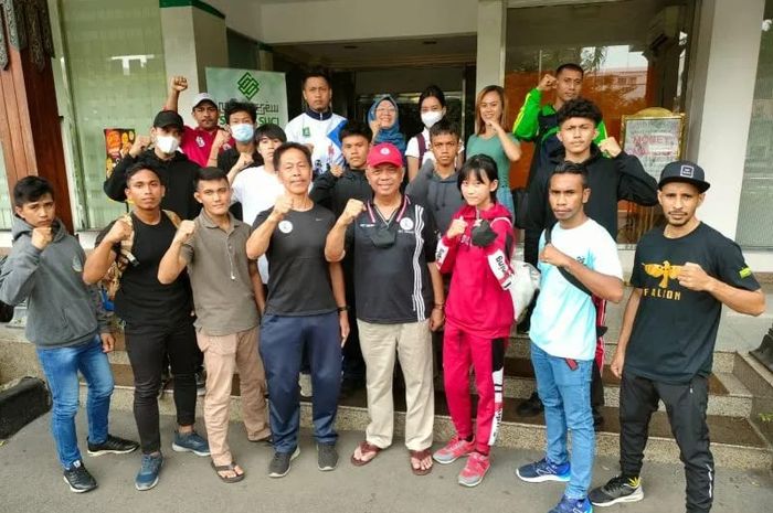 Tim Muay Thai DKI Jakarta yang akan berlaga di Kejurnas Muay Thai 2022