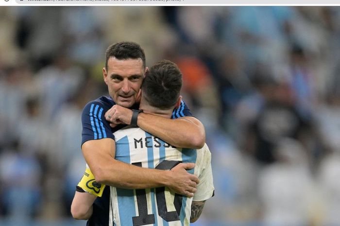 Lionel Scaloni memiliki rencana tambahan saat Lionel Messi sudah kode pamit dari Timnas Argentina.