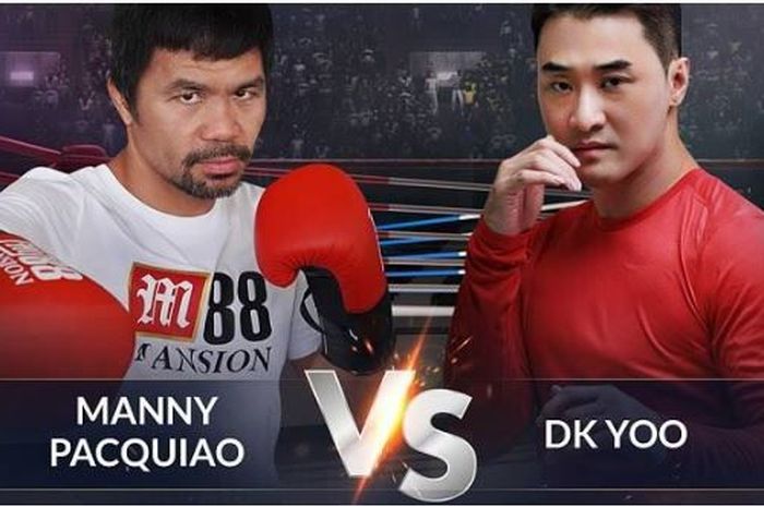 Legenda tinju dunia, Manny Pacquiao dalam duel ekshibisi melawan Youtuber, DK Yoo.