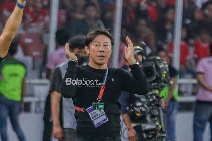 Pelatih timnas Indonesia, Shin Tae-yong.