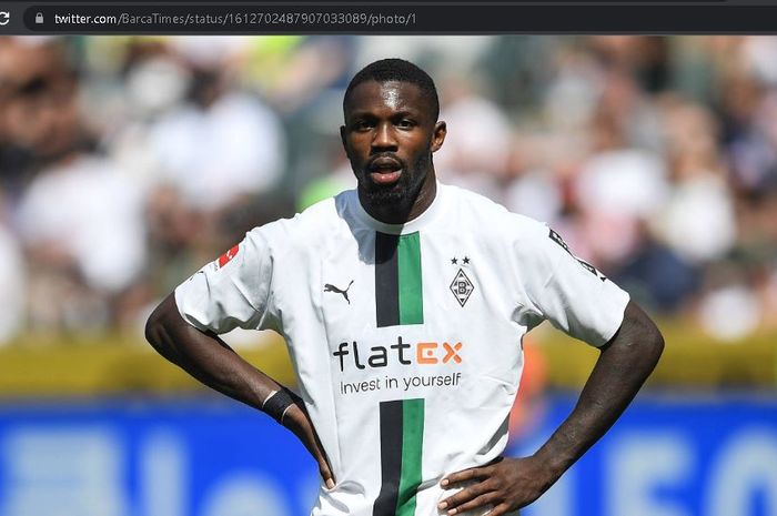 Striker Borussia Moenchengladbach, Marcus Thuram, tengah diburu oleh raksasa Liga Spanyol, Barcelona