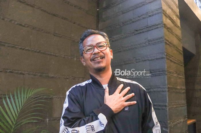 Ketua Viking, Herru Joko, saat ditemui di Graha Persib, Bandung, Jawa Barat, 10 Januari 2023.