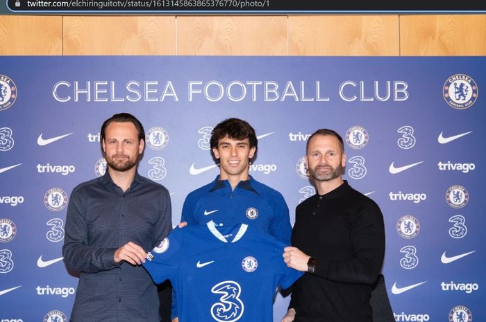 Joao Felix resmi dipinjamkan Atletico Madrid ke Chelsea hingga musim 2022-2023 berakhir.