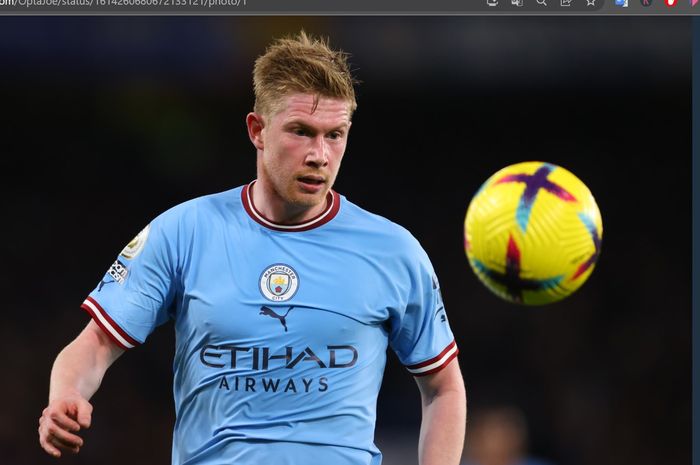 Gelandang Manchester City, Kevin De Bruyne.