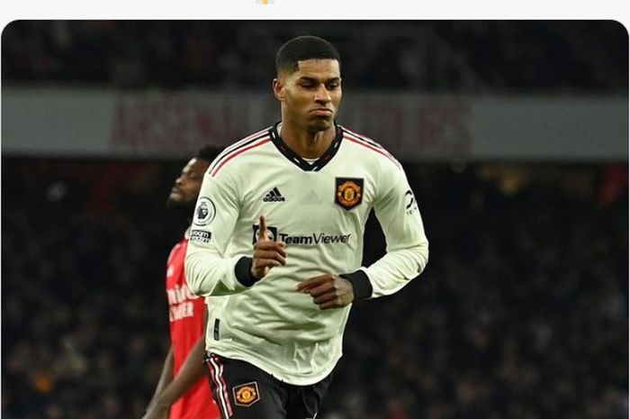 Penyerang Man United, Marcus Rashford 