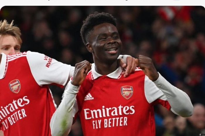 Pemain Arsenal, Bukayo Saka.