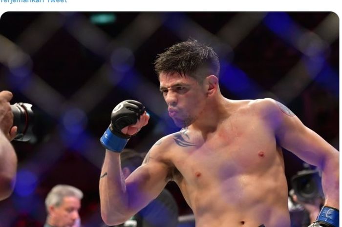 Brandon Moreno berhasil menang atas Amir Albazi di UFC Edmonton 