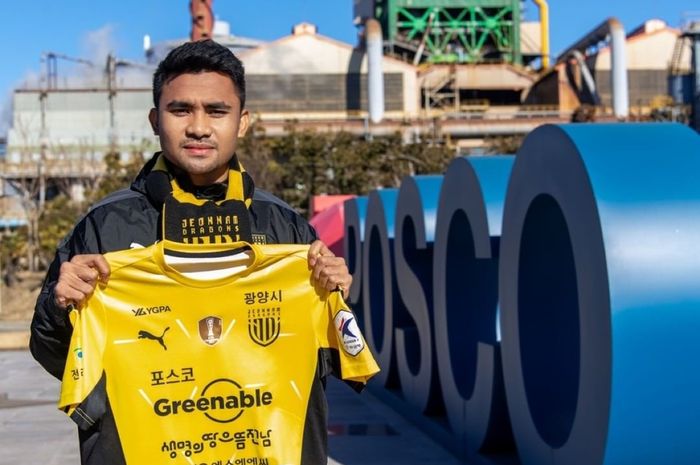 Jeonnam Dragons umumkan transfer Asnawi Mangkualam dari Ansan Greeners.