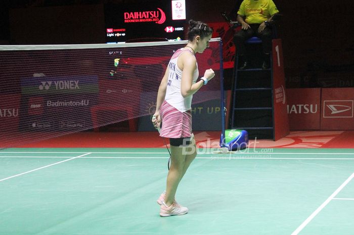 Tunggal putri Spanyol, Carolina Marin melangkah ke babak kedua Hong Kong Open 2023