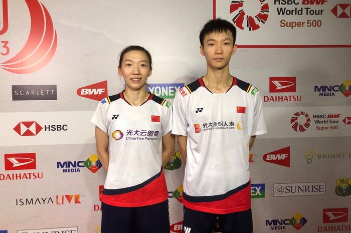 Ganda campuran asal China, Jiang Zhen Bang/Wei Ya Xin, dipecah pada Hong Kong Open 2023