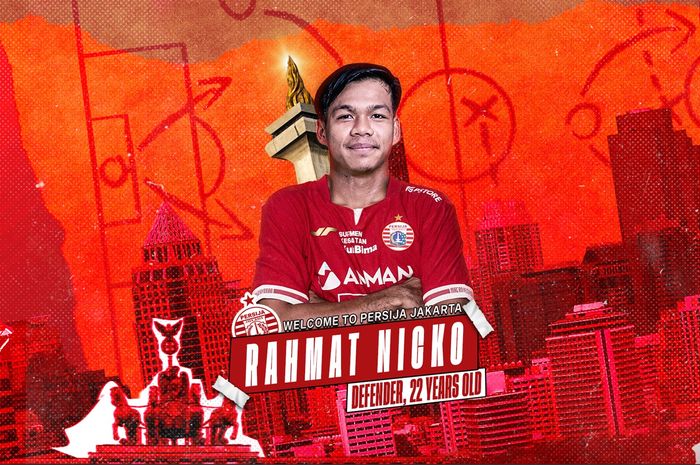 Pemain baru Persija Jakarta, Rahmat Nicko.