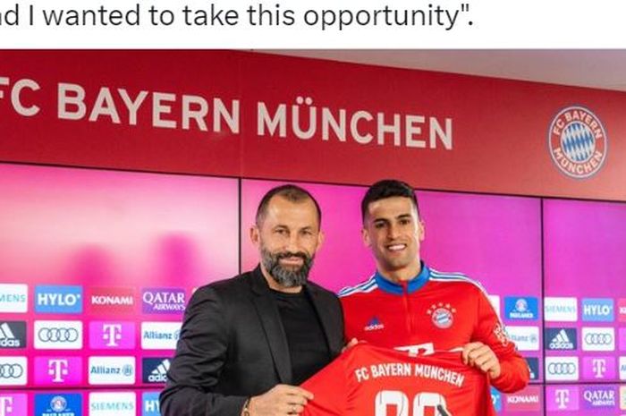 Joao Cancelo resmi bergabung dengan Bayern Muenchen. Berstatus bek spesialis Liga Champions, Cancelo malah dilepas Manchester City.