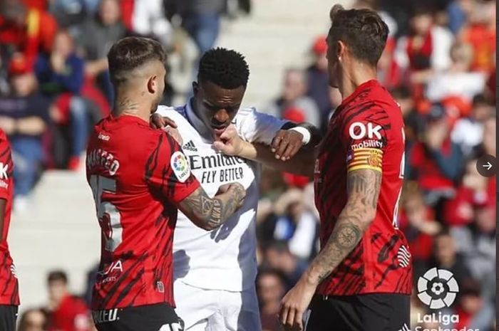 Taktik Real Mallorca kalahkan Real Madrid adalah melakukan pelanggaran sebanyak-banyaknya dan memprovokasi Vinicius Jr.