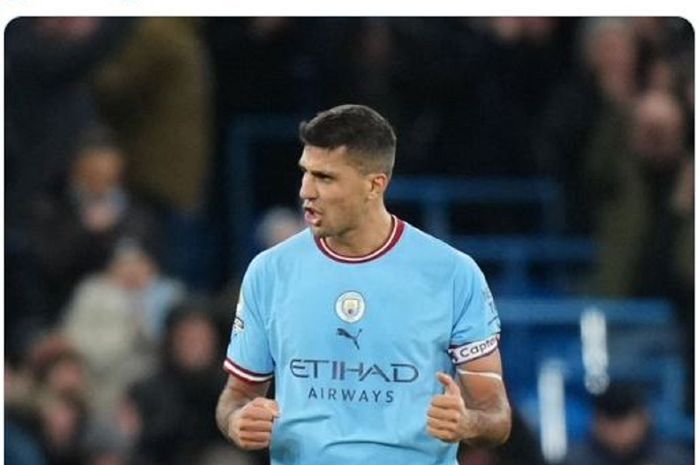 Gelandang Manchester City, Rodri, merasa pesimistis bisa mengejar Arsenal dalam perburuan trofi Liga Inggris 2022-2023.