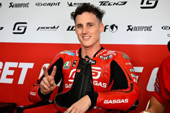 Pembalap tim GASGAS Factory Racing Tech3, Pol Espargaro pada Tes Pramusim MotoGP Sepang pada 10-12 Februari 2023