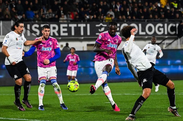 Gol Moise Kean membantu Juventus menang 2-0 saat bertamu ke Spezia (9/2/2023) untuk meredam sejenak julukan Mister 1-0 untuk Massimiliano Allegri.