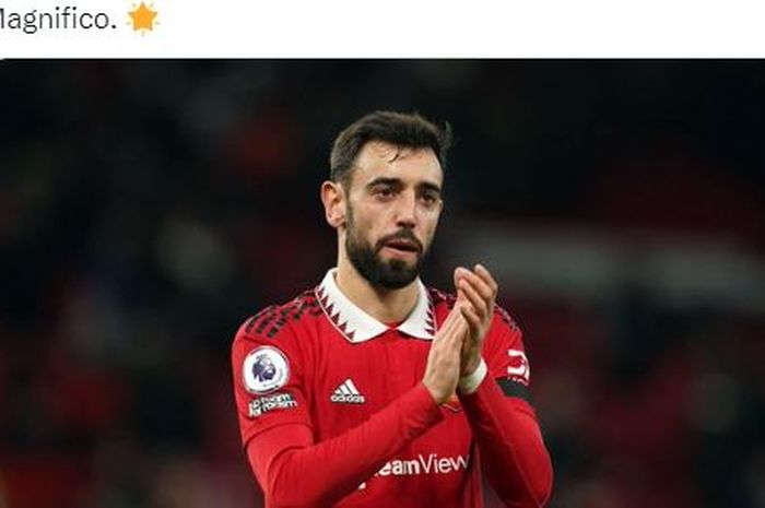 Gelandang Manchester United, Bruno Fernandes.