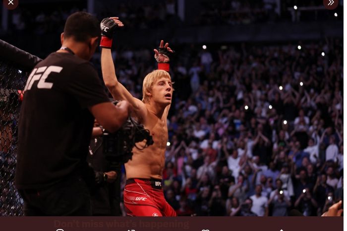 Rekan latihan Jeka Saragih, Paddy Pimblett diramal takkan lama pegang status jagoan elite kelas ringan UFC yang sedang dikuasai Islam Makhachev.