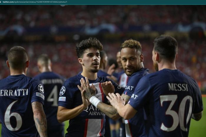 Lionel Messi dan junior Cristiano Ronaldo di Portugal, Vitinha, dikabarkan terlibat perseteruan di sesi latihan Paris Saint-Germain.