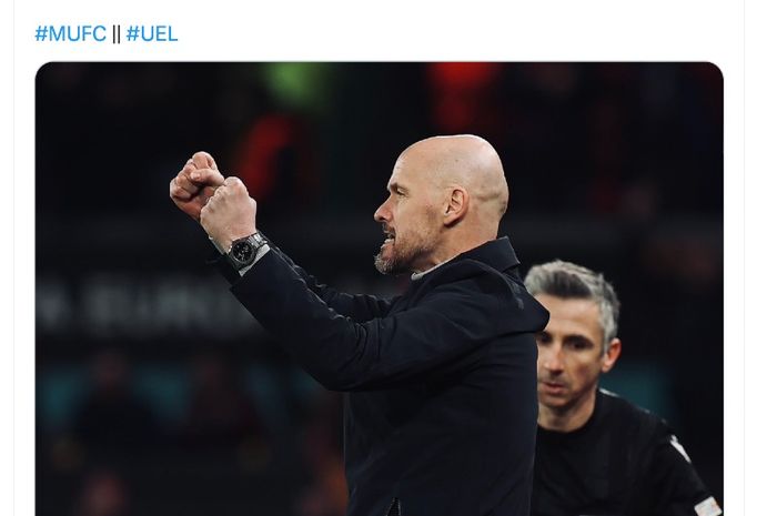 Erik ten Hag menjabarkan isi omongan yang membuat Manchester United sukses menang atas Barcelona pada leg 2 play-off fase gugur Liga Europa di Old Trafford, Jumat (24/2/2023) dini hari WIB.